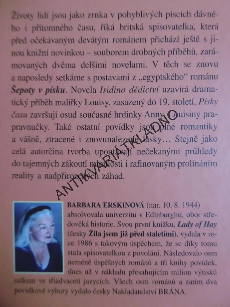PÍSKY ČASU, BARBARA ERSKINOVÁ, **an