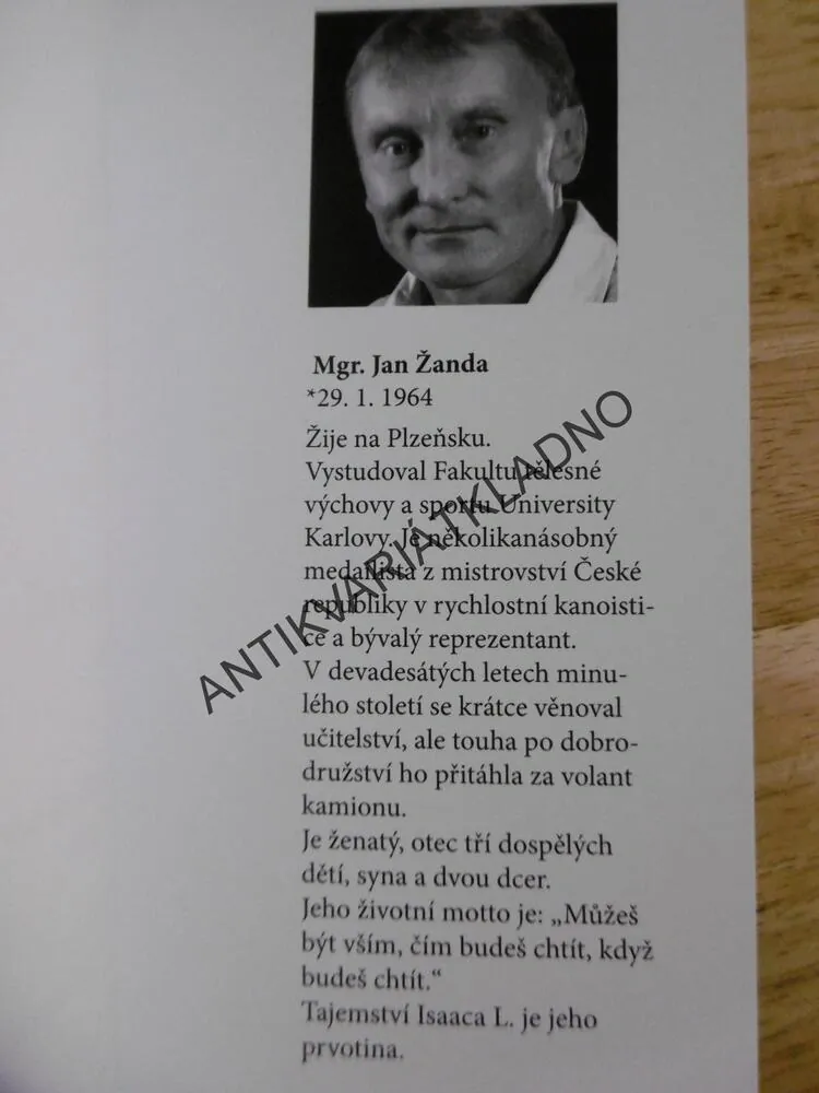 TAJEMSTVÍ ISAACA L., JAN ŽANDA, **an