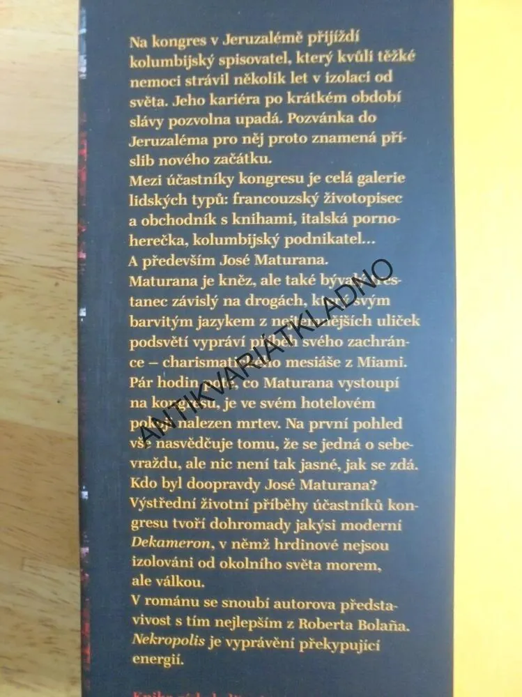 NEKROPOLIS, SANTIAGO GAMBOA - a