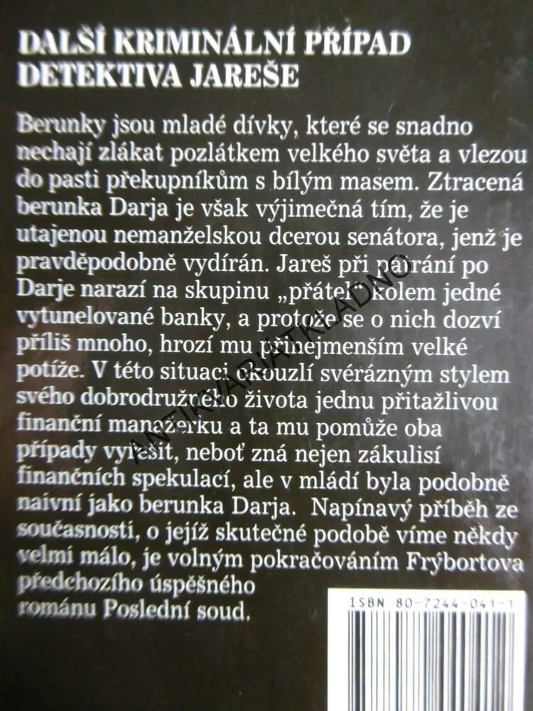 BERUNKY, PAVEL FRÝBORT, **an