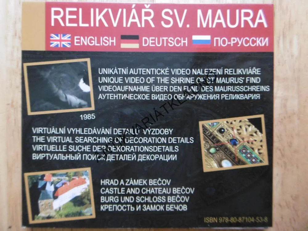 RELIKVIÁŘ SV.MAURA, VÍCEJAZYČNÉ, DVD FILM