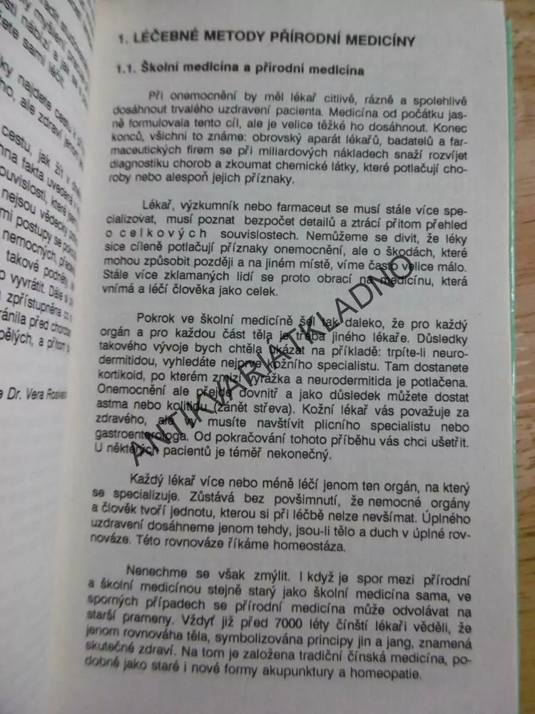 HOMEOPATIE, JAK SE MŮŽEME SAMI LÉČIT, ROSIVALOVÁ
