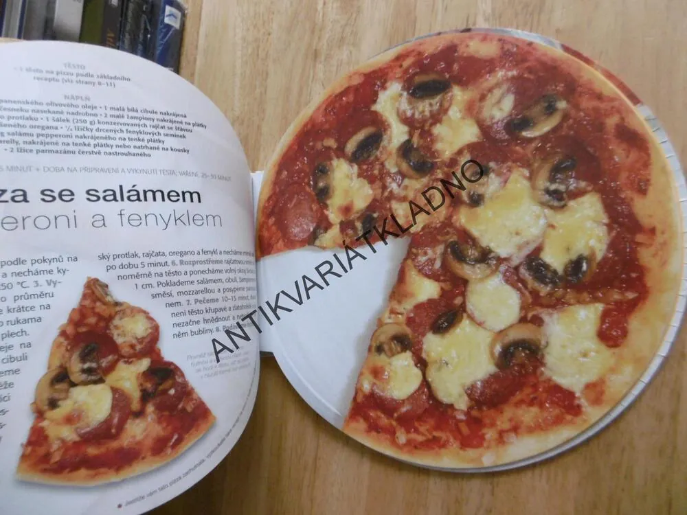 PIZZA S VTIPEM A FANTAZIÍ, VÍC NEŽ 50 RECEPTŮ, **an