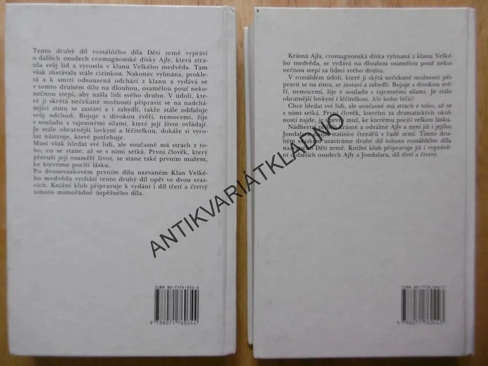 ÚDOLÍ PLAVÝCH KONÍ 1-2, DĚTI ZEMĚ 2., JEAN M. AUELOVÁ, **an
