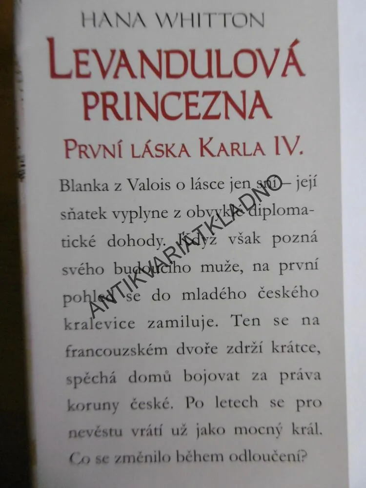 LEVANDULOVÁ PRINCEZNA, HANA WHITTON, **an