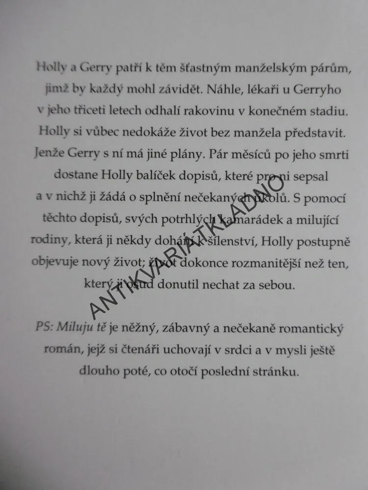 P.S. MILUJU TĚ, CECELIA AHERN, **an