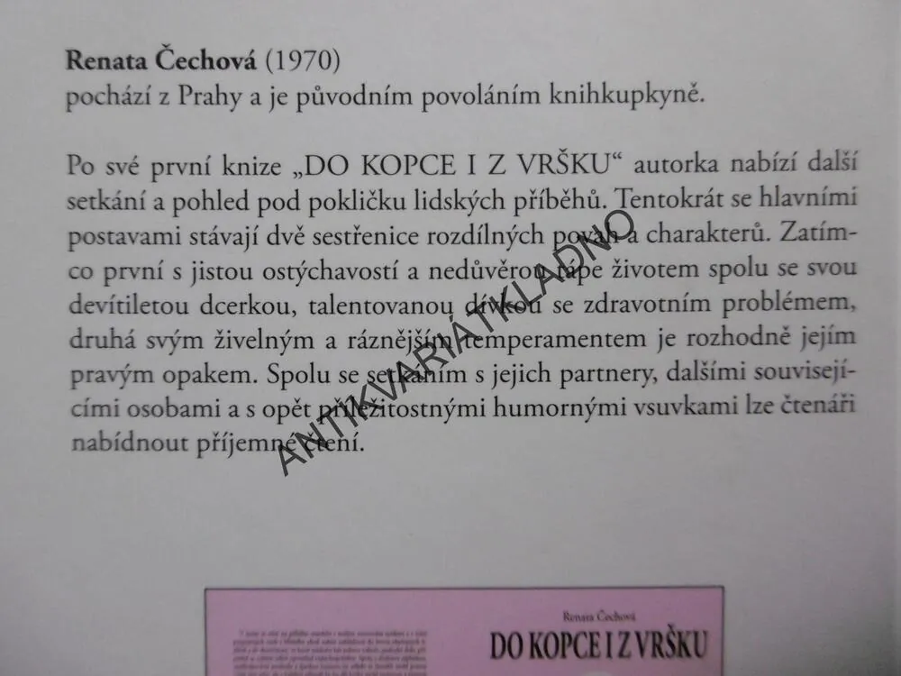 S VŮNÍ JASMÍNU, RENATA ČECHOVÁ, **an