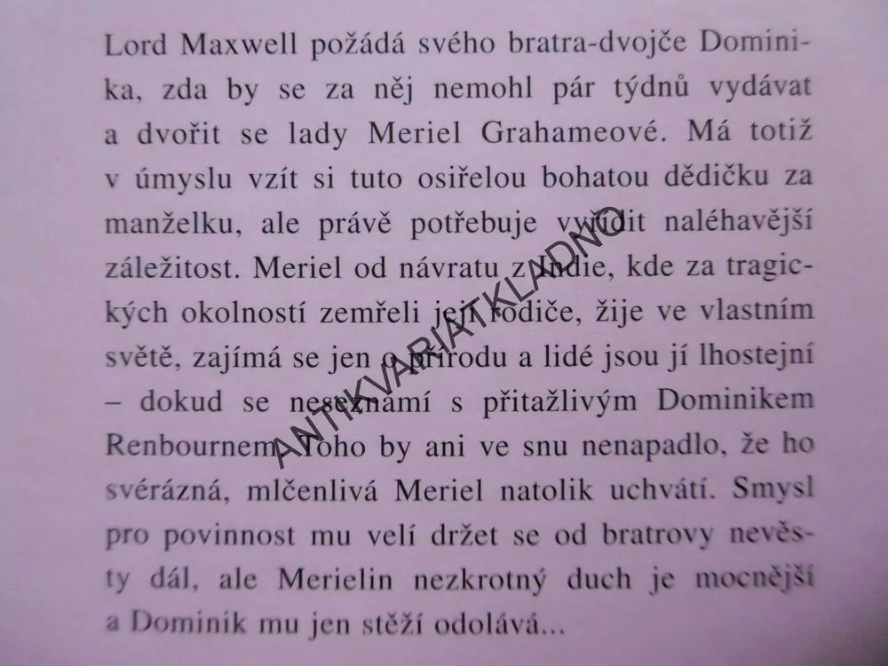 DIVOŽENKA, MARY JO PUTNEYOVÁ, **an