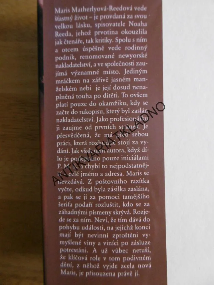 ZÁVIST, SANDRA BROWN, **an