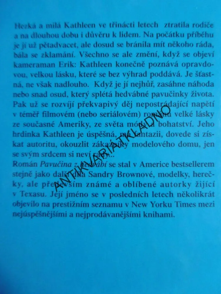 PAVUČINA Z HEDVÁBÍ, SANDRA BROWN