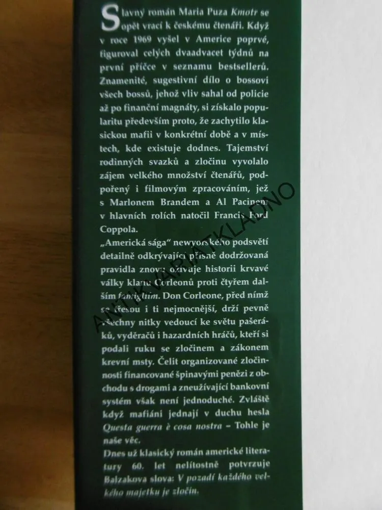 KMOTR, MARIO PUZO, **an