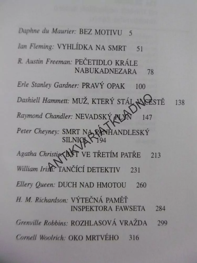 13 X ZLOČIN OD 13 NEJLEPŠÍCH AUTORŮ DETEKTIVNÍHO ŽÁNRU, **an