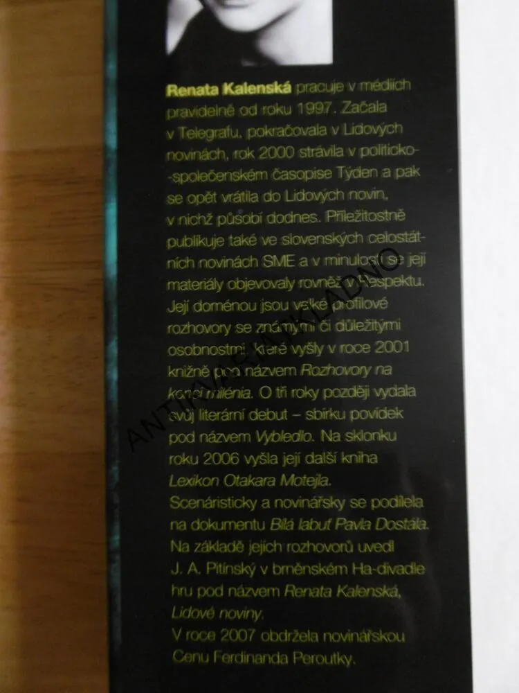 UDĚLEJ MOTÝLA, RENATA KALENSKÁ, FOTO COVER JAN SAUDEK, **an