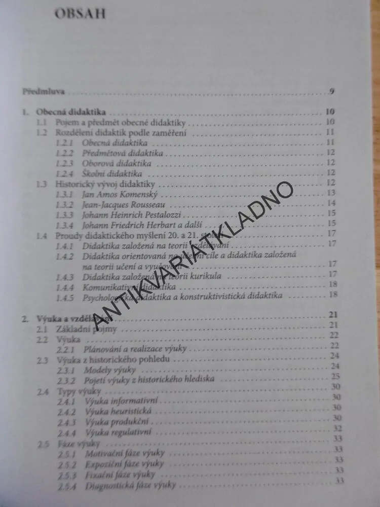 OBECNÁ DIDAKTIKA, ZORMANOVÁ, PEDAGOGIKA