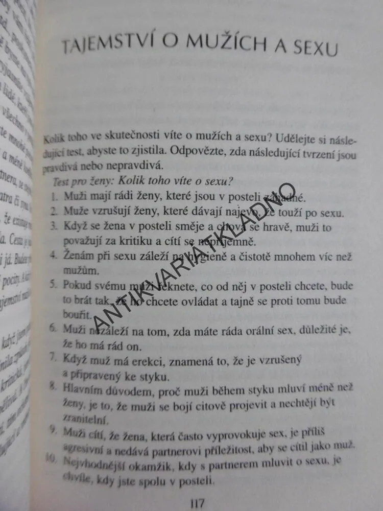 TAJEMSTVÍ MUŽŮ, KTERÁ BY MĚLA KAŽDÁ ŽENA ZNÁT, BARBARA DE ANGELIS