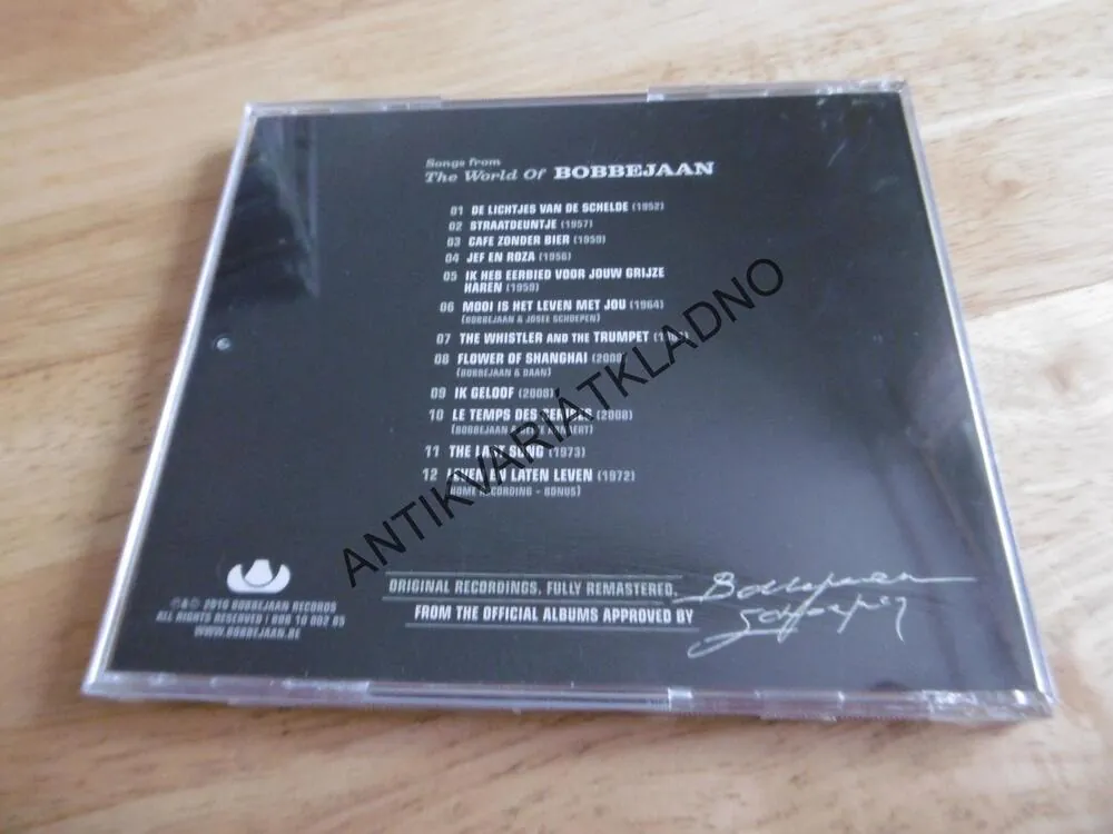 SONG FROM THE WORLD OF BOBBEJAAN, CD