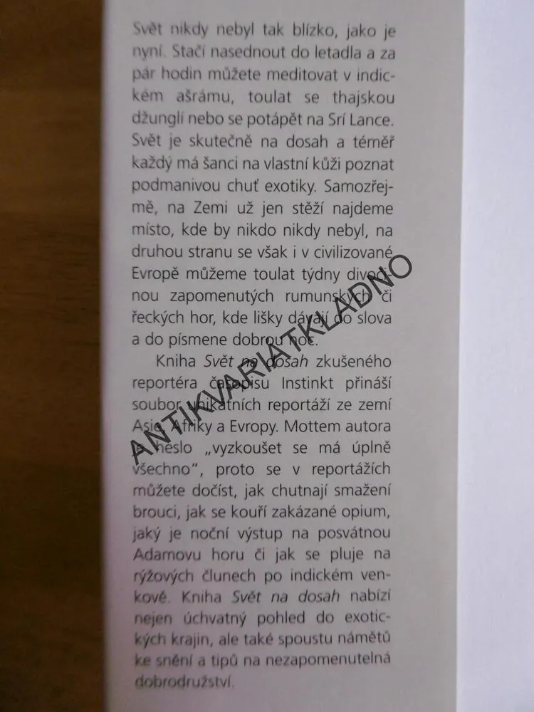 SVĚT NA DOSAH, LIBOR BUDÍNSKÝ, **an