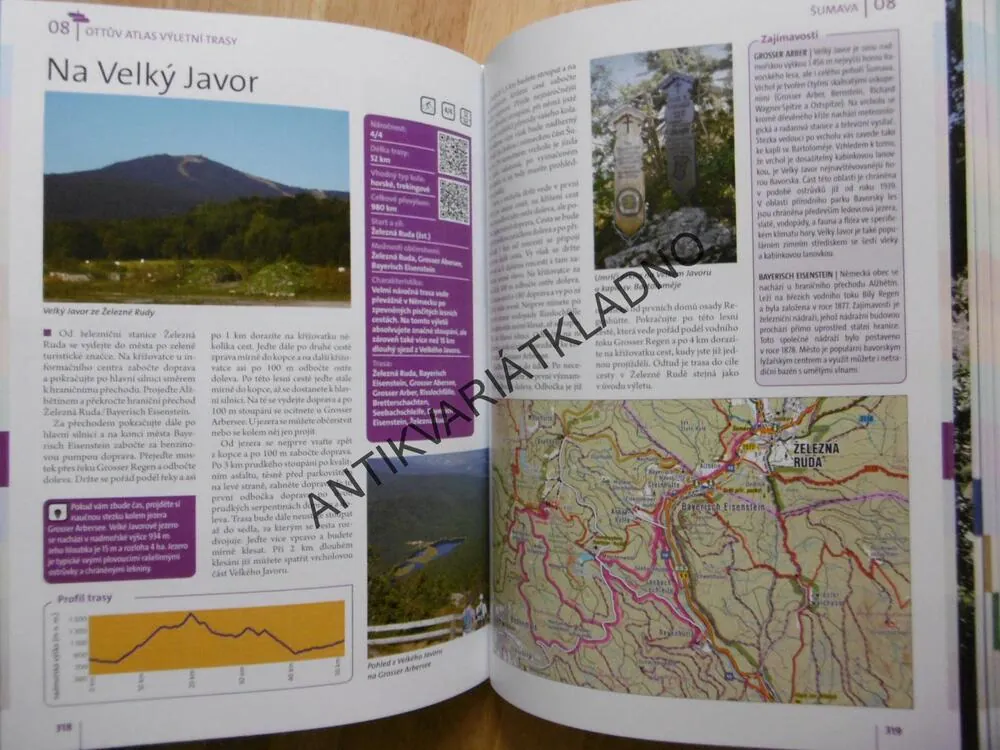 OTTŮV ATLAS VÝLETNÍ TRASY ČESKÁ REPUBLIKA, 156 CYKLOVÝLETŮ, 240 TURISTICKÝCH TRAS, 1000 TIPŮ, **an