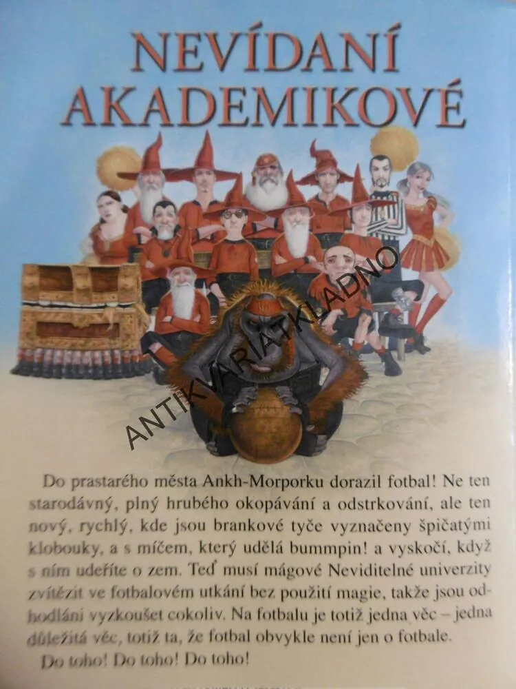 NEVÍDANÍ AKADEMIKOVÉ, ÚŽASNÁ ZEMĚPLOCHA, TERRY PRATCHETT