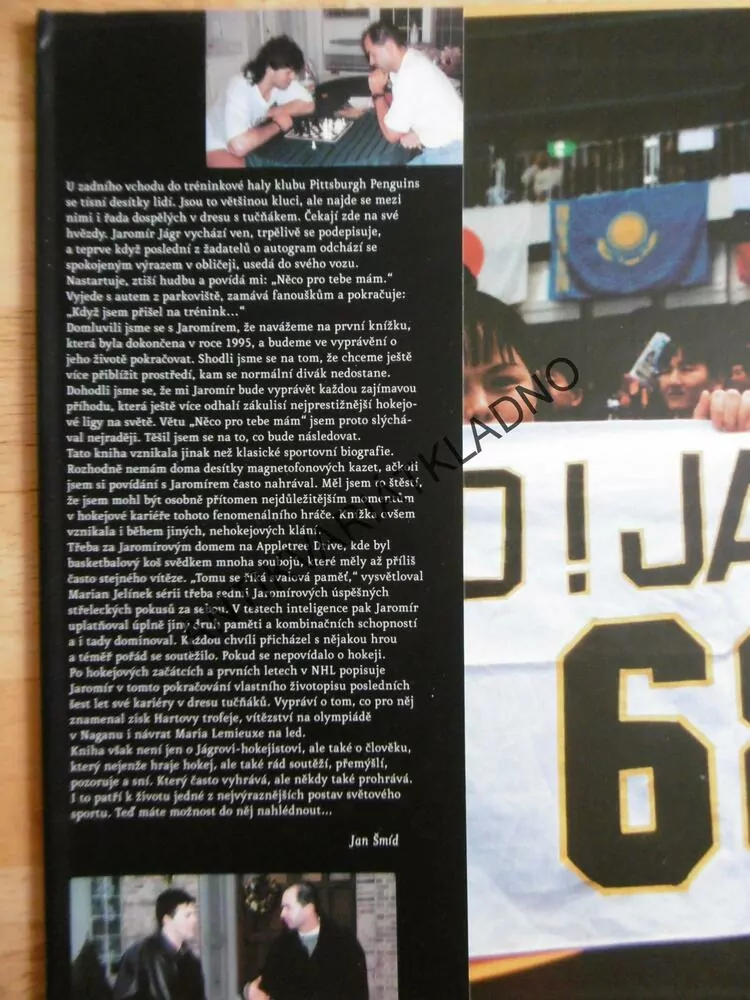 JAROMÍR JÁGR, MÁ LÉTA V PITTSBURGHU, JAN ŠMÍD, HOKEJ, SPORT,, **an