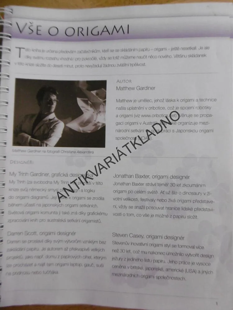 VELKÁ KNIHA ORIGAMI, PRAKTICKÉ NÁVODY VÍC NEŽ 60 MODELŮ Z PAPÍRU, 
