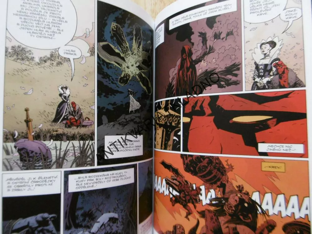 HELLBOY, DIVOKÝ HON, MIKE MIGNOLA, KOMIKS 9
