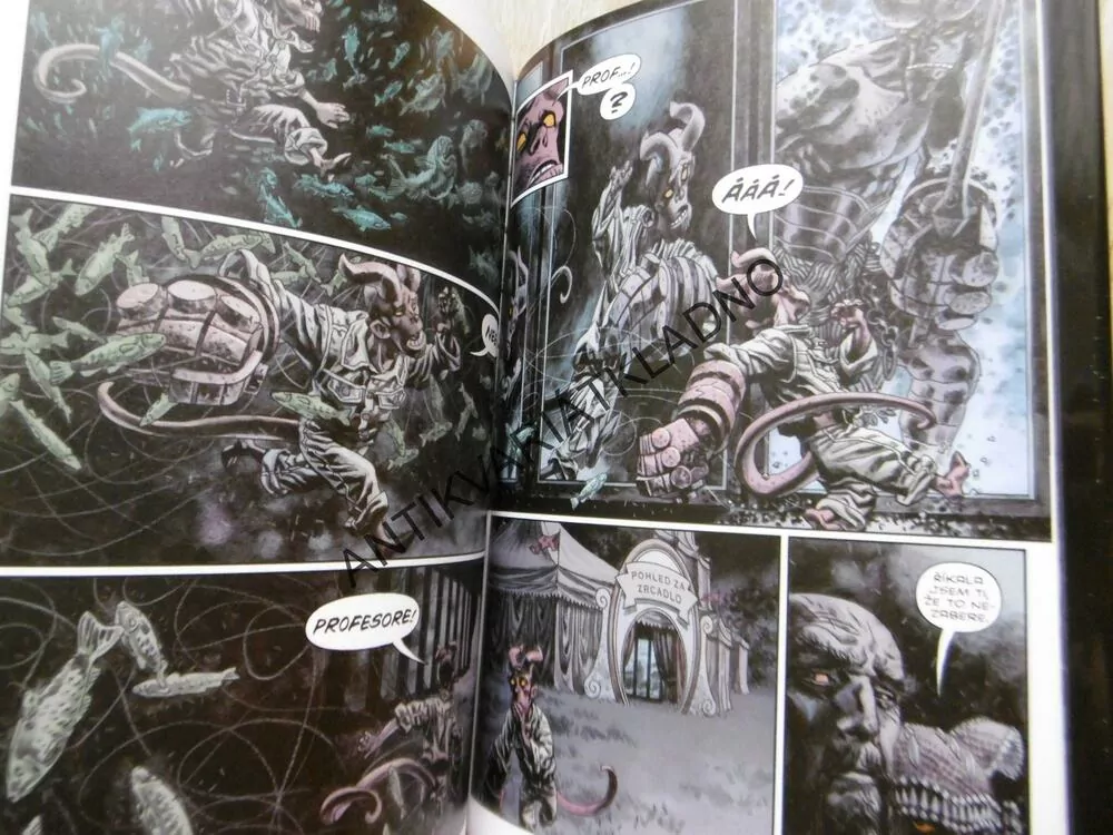 HELLBOY, PŮLNOČNÍ CIRKUS, MIKE MIGNOLA, KOMIKS 