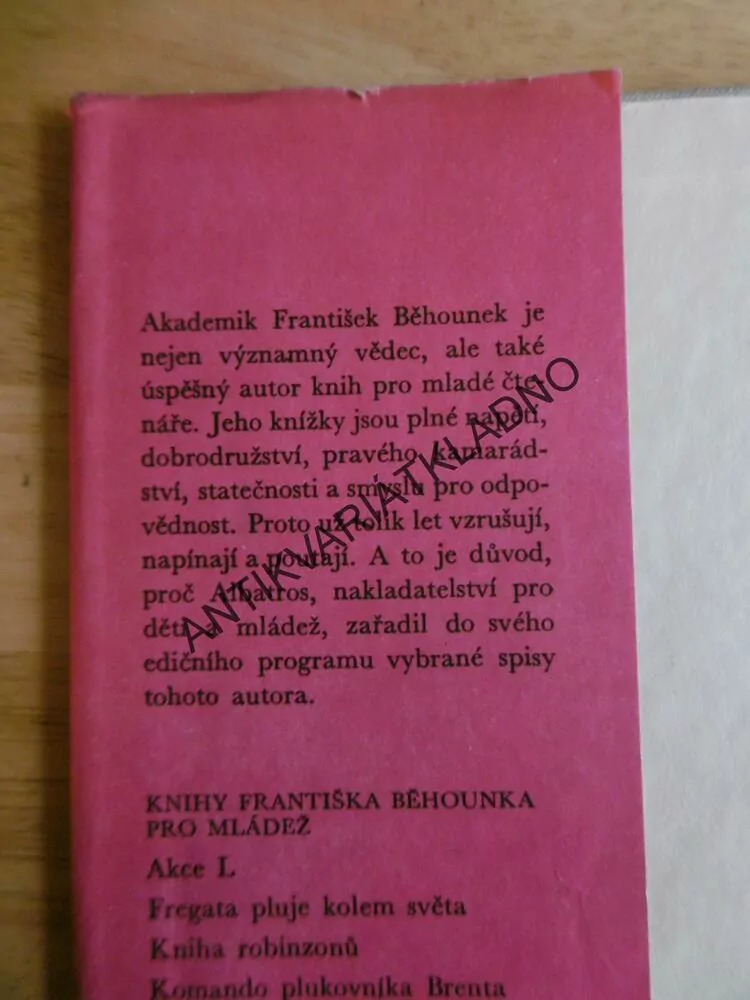 AKCE L, FRANTIŠEK BĚHOUNEK,