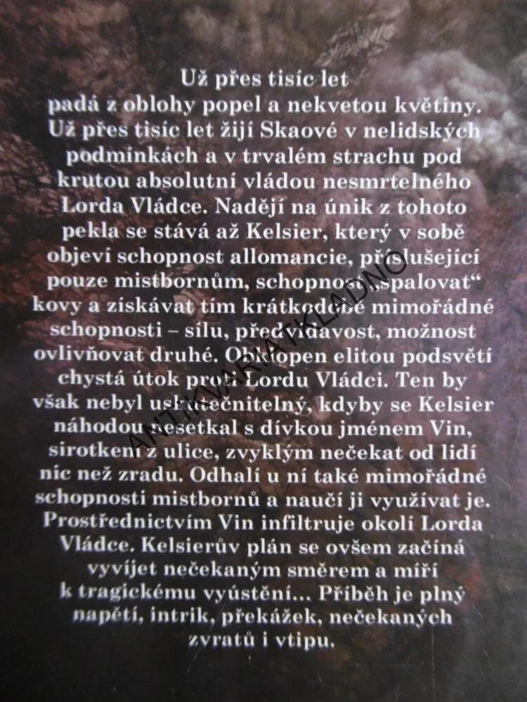 MISTBORN, BRANDON SANDERSON, FINÁLNÍ ŘÍŠE 