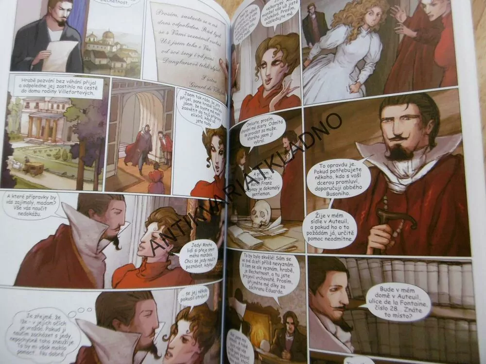 HRABĚ MONTE CHRISTO, ALEXANDRE DUMAS, **an