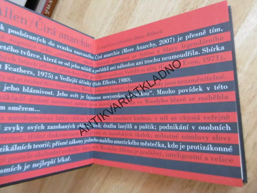 ČIRÁ ANARCHIE, WOODY ALLEN, 