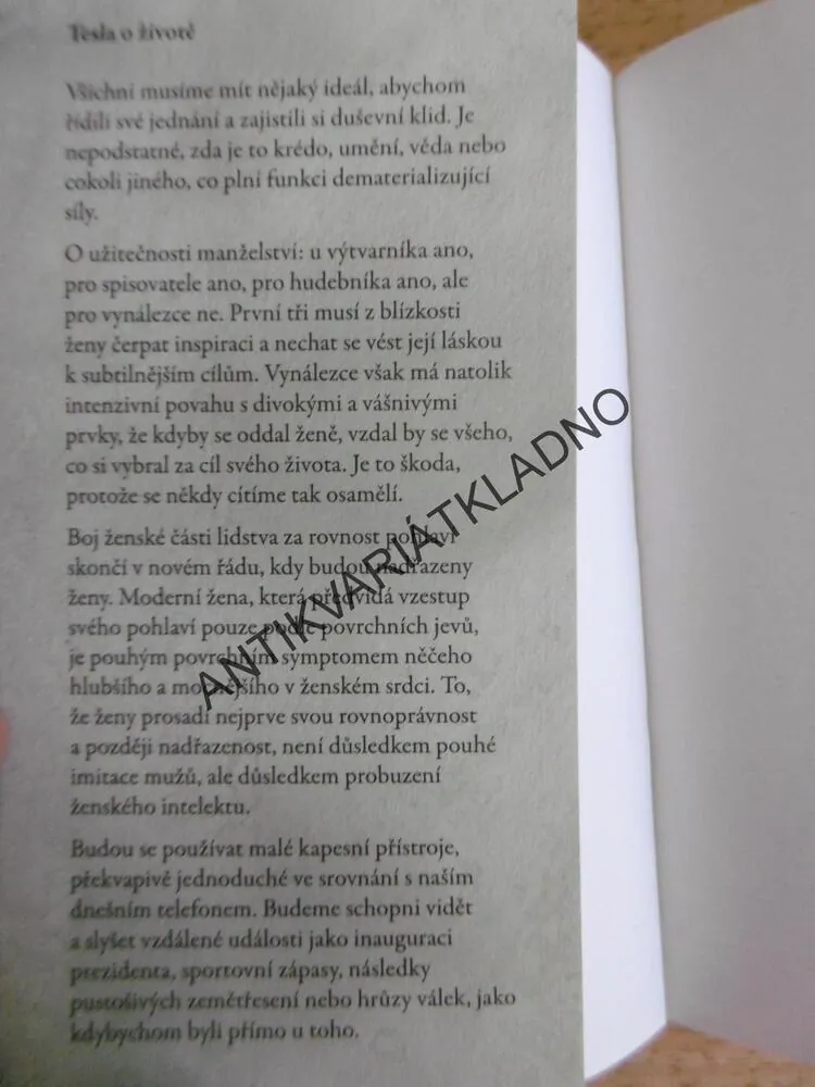 TESLA, ČLOVĚK MIMO ČAS, MARGARET CHENEY,