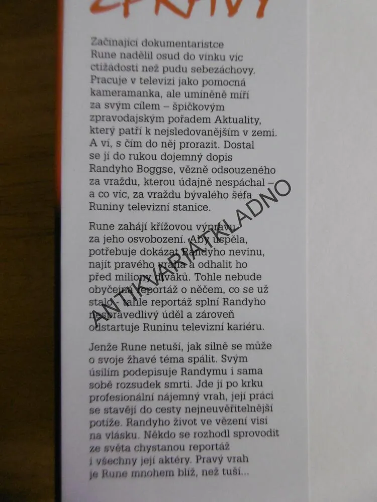 ŽHAVÉ ZPRÁVY, JEFFERY DEAVER, **an