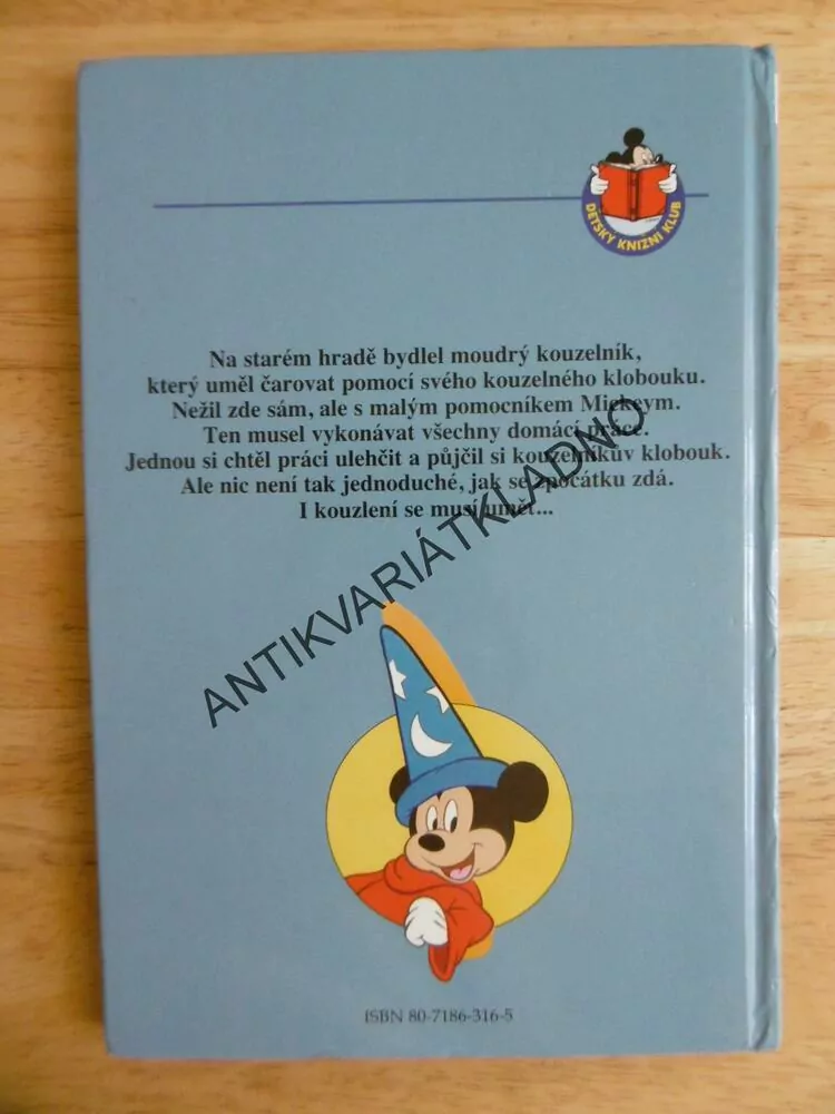 ČARODĚJŮV UČEDNÍK, WALT DISNEY, **an
