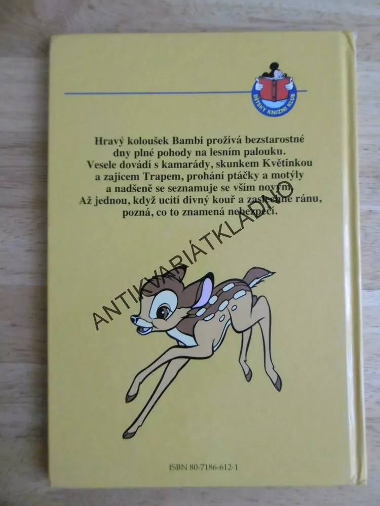 BAMBI, WALT DISNEY, **an