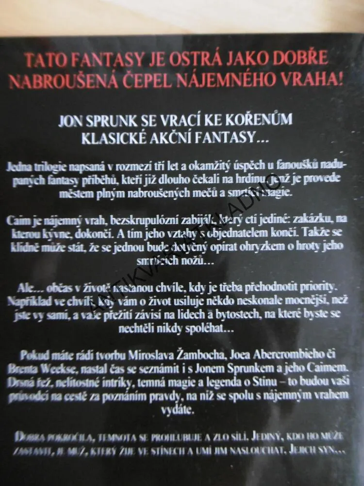 SYN STÍNU,STÍN 1-3, JON SPRUNK
