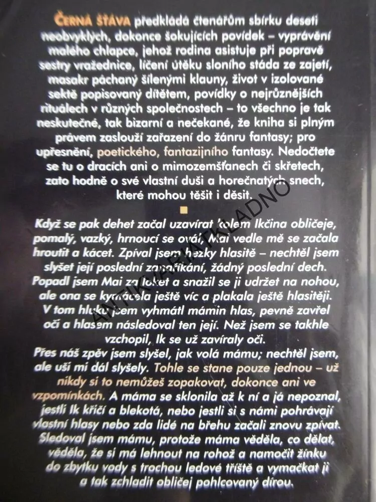 ČERNÁ ŠŤÁVA, MARGO LANAGANOVÁ, **an
