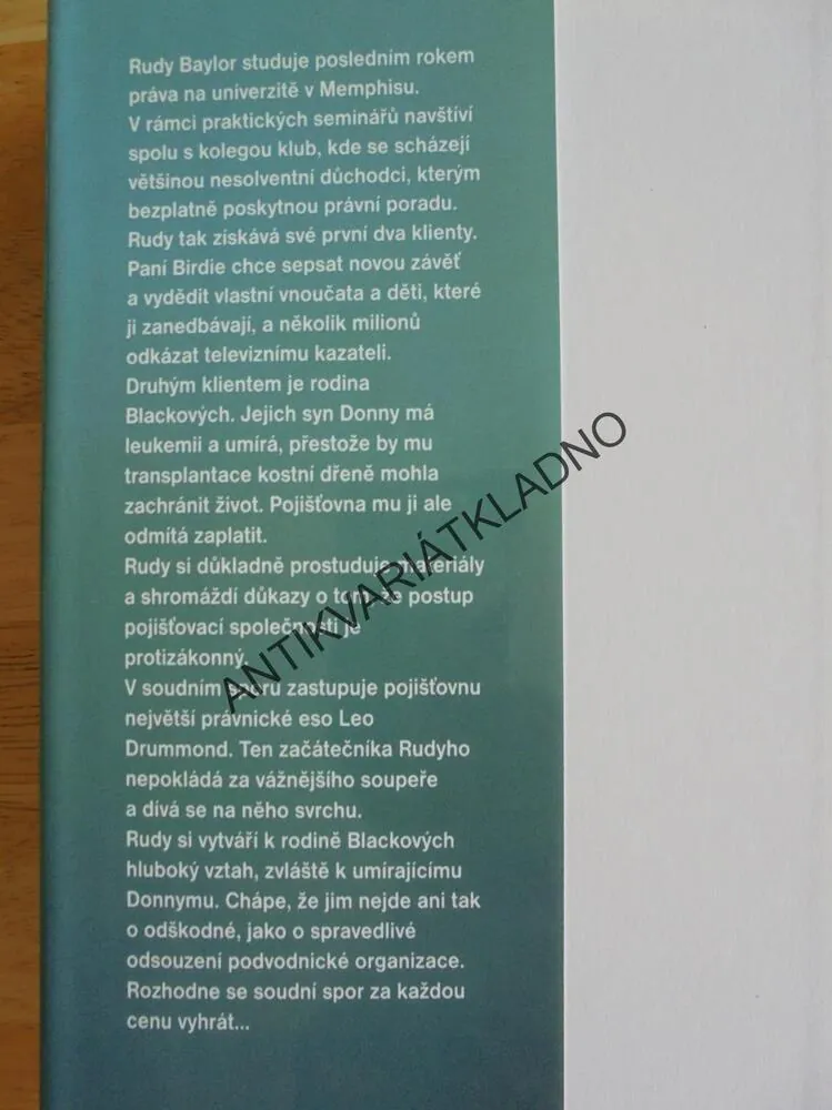 VYVOLÁVAČ DEŠTĚ, JOHN GRISHAM, **an