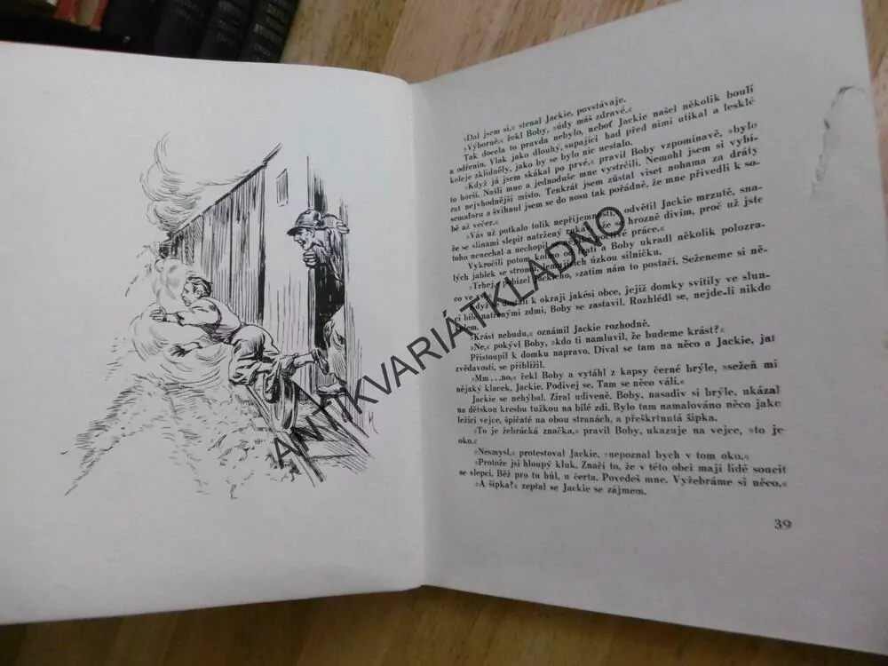 ČERNÝ BLESK, EDUARD FIKER, FR. HORNÍK, **an