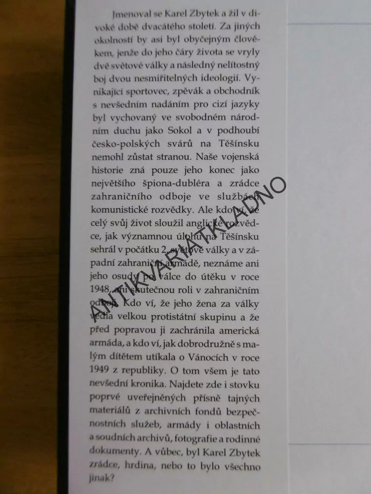 DVOJITÝ AGENT, OLIN JURMAN, UTAJENÁ ZÁKULISÍ ŠPIONÁŽE