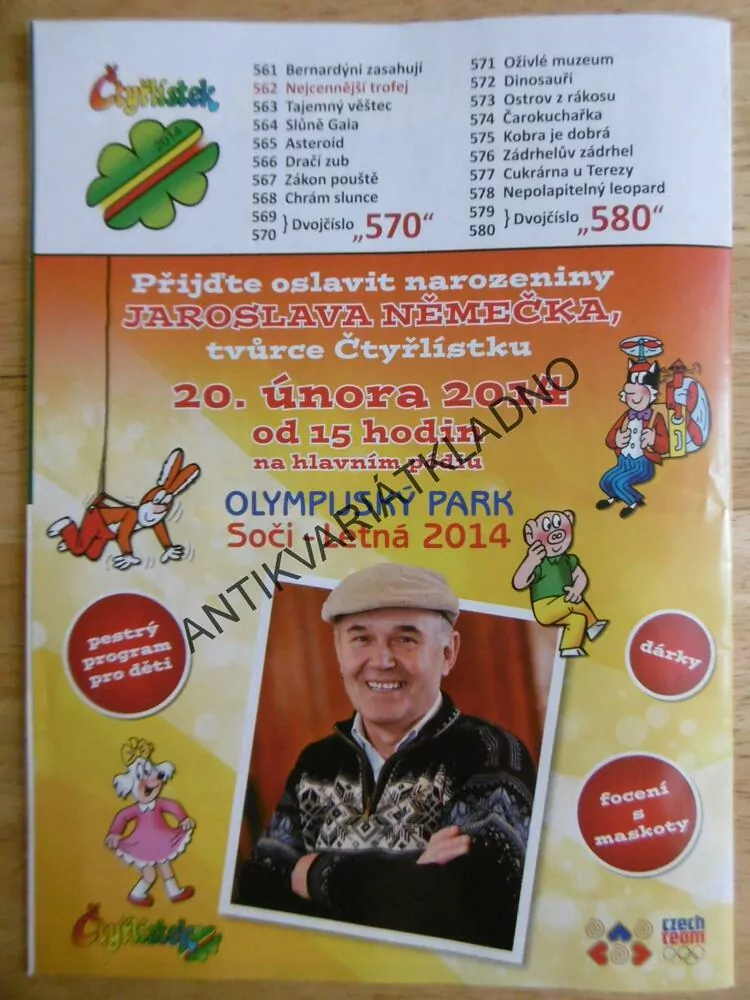 ČTYŘLÍSTEK 562 - NEJCENNĚJŠÍ TROFEJ