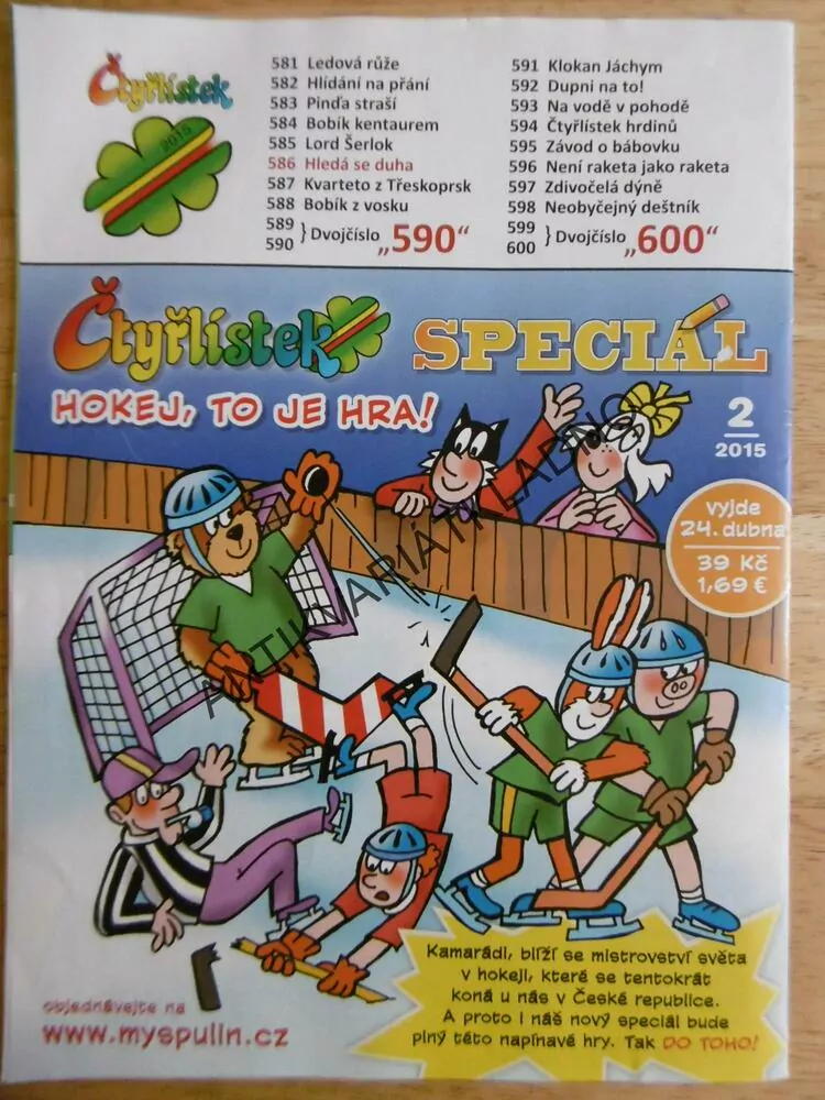 ČTYŘLÍSTEK 586- HLEDÁ SE DUHA
