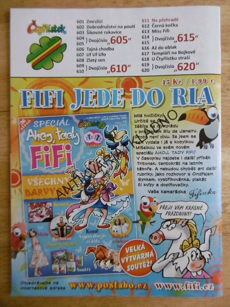 ČTYŘLÍSTEK 611 - NA PŘEHRADĚ