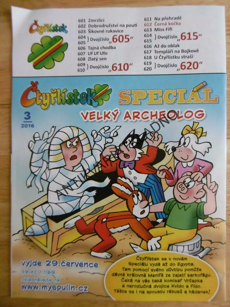 ČTYŘLÍSTEK 612 - ČERNÁ KOČKA