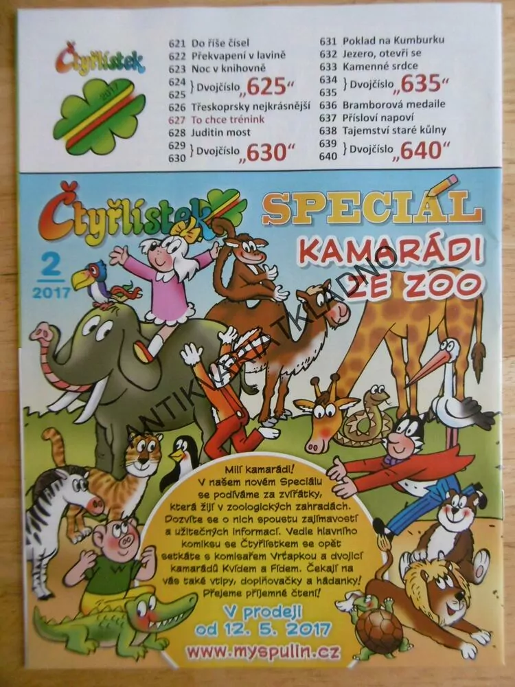 ČTYŘLÍSTEK 627 - TO CHCE TRÉNINK