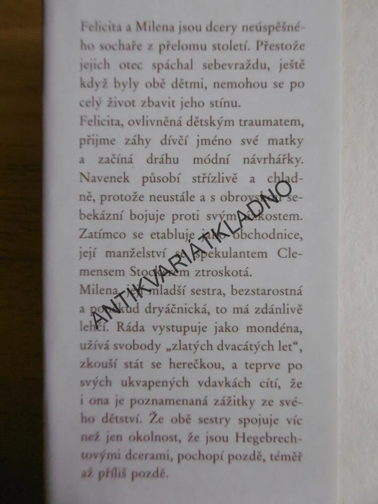 PROKLETÍ, SUSANNE SEITZOVÁ, **an