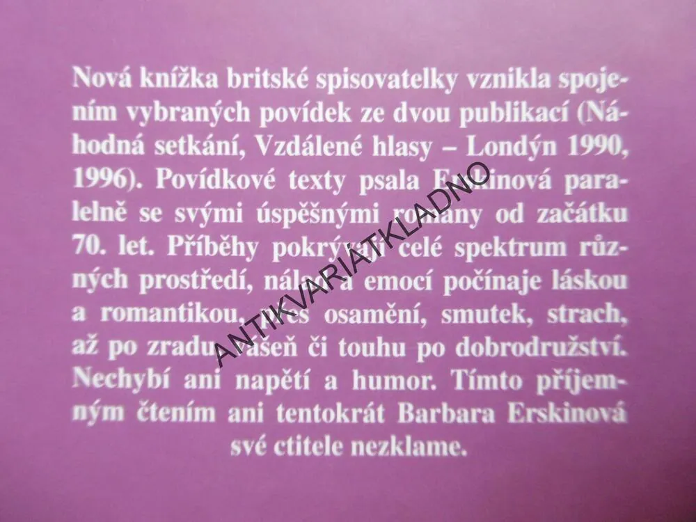 VZDÁLENÉ HLASY, BARBARA ERSKINOVÁ