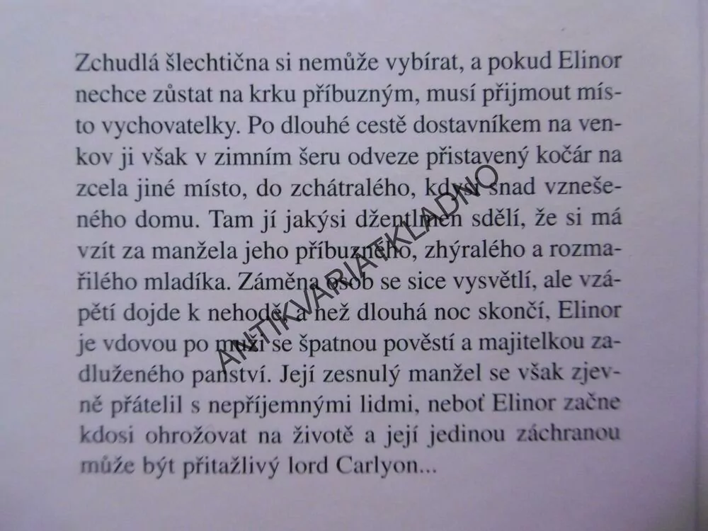 ELINOR, GEORGETTE HEYEROVÁ, **an