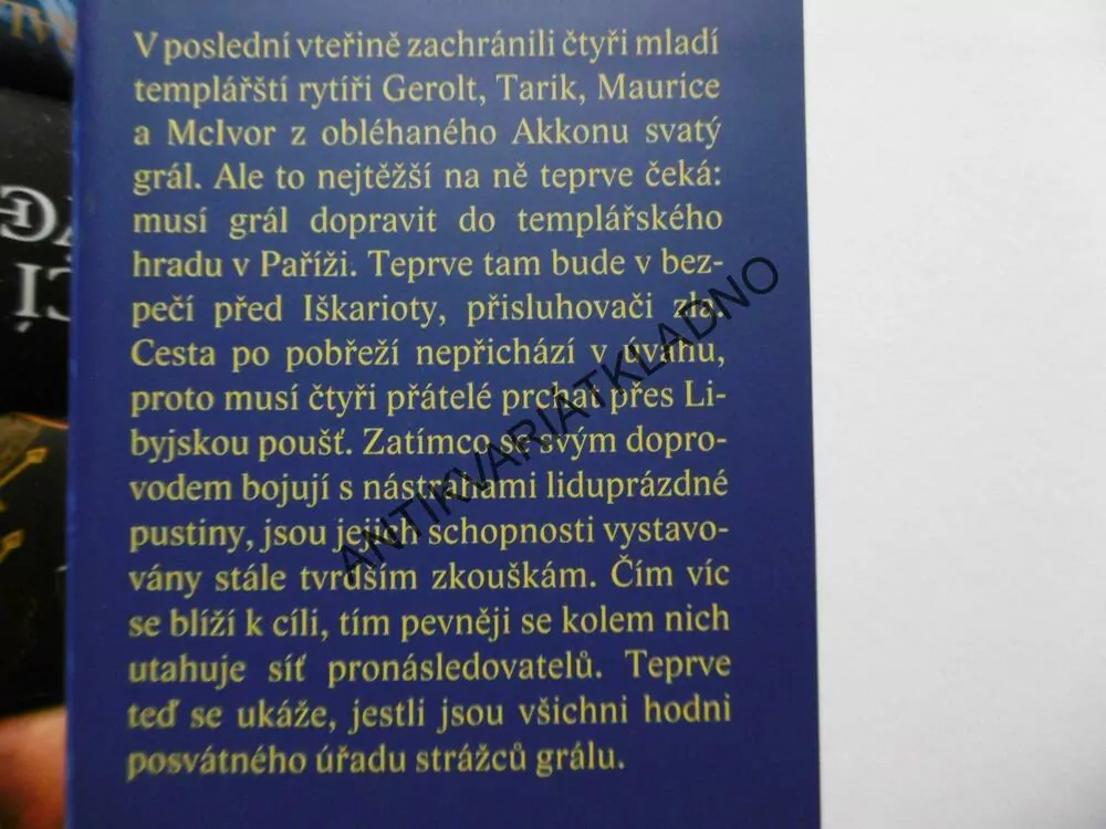 BRATRSTVO SVATÉHO GRÁLU, AMULET POUŠTNÍHO BOJOVNÍKA, RAINER M.SCHRÖDER, **an