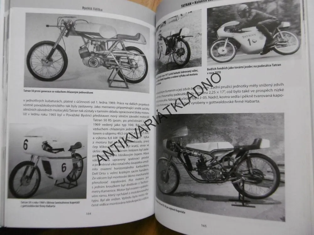 RYCHLÁ ŘÍDÍTKA, JIŘÍ WOLMUTH, ZÁVODNÍ MOTOCYKLY,